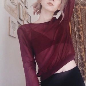 American Apparel Sheer Sweater